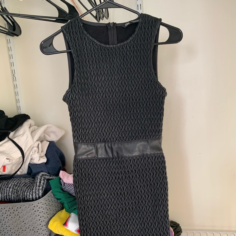 Zara Pleather Dress